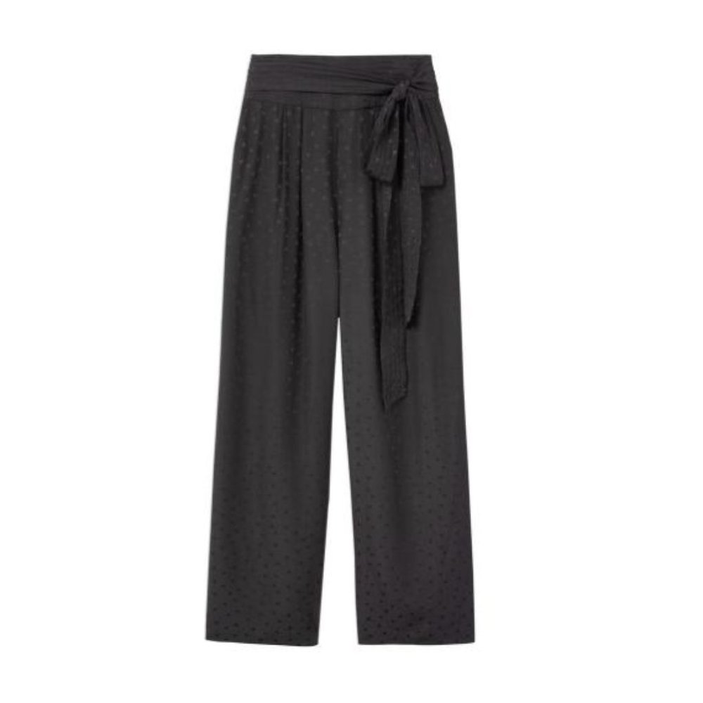 Rebecca Taylor Heart Jacquard Silk Pants